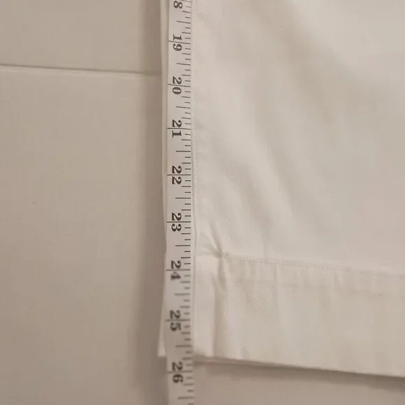 Spanx Women’s White Stretch Twill Cropped Wide Leg Pants 4 Pockets Size XL NWT - Picture 10 of 15